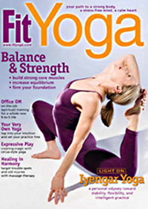 Fit Yoga Magazine August 2008 cover