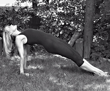 Jenny Otto purvottanasana / reverse plank